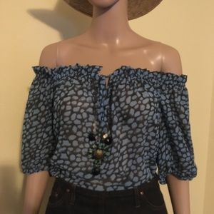 Off the shoulder blouse